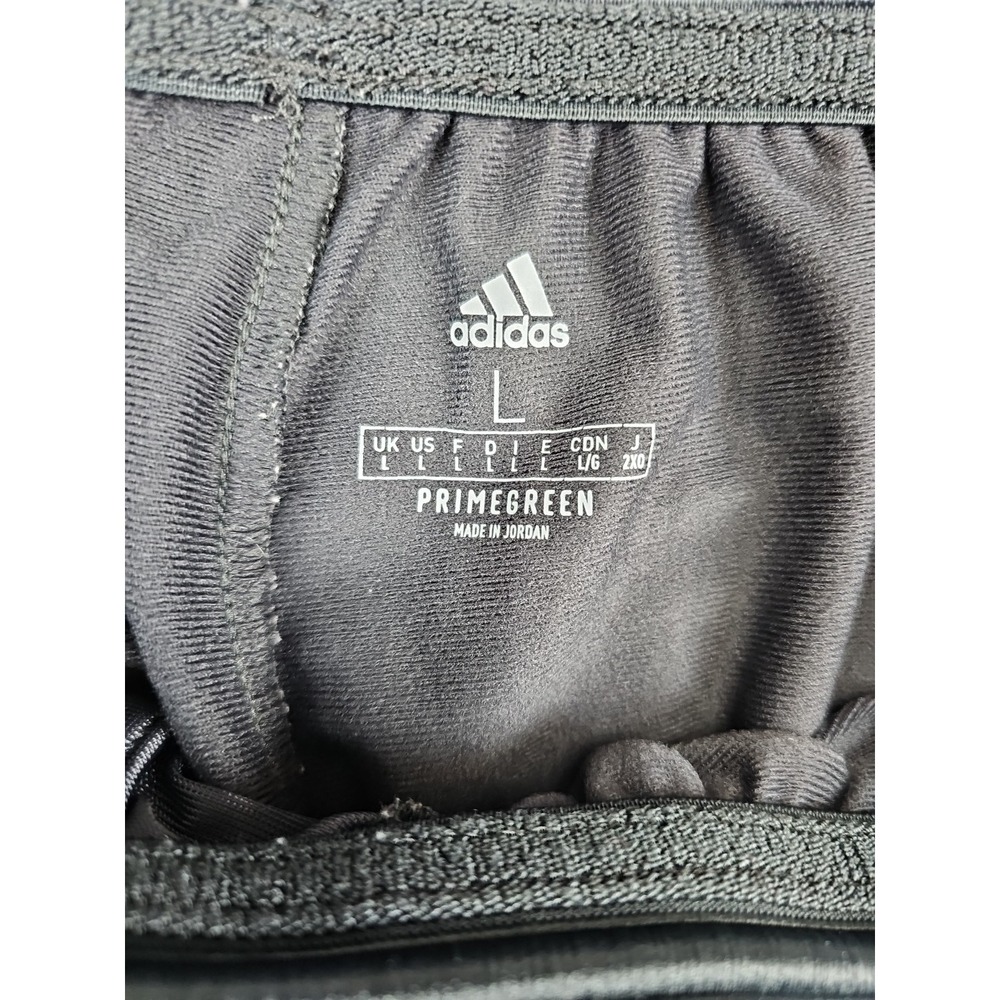 Adidas Track Pants Men's Large Primegreen Essentials Warm-Up Zip Hem 3-Stripes - Picture 5 of 9